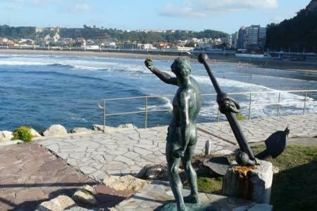 Вилла Casa De Vacaciones Y Escapadas, Salinas, Asturias, Espana Салинас Экстерьер фото